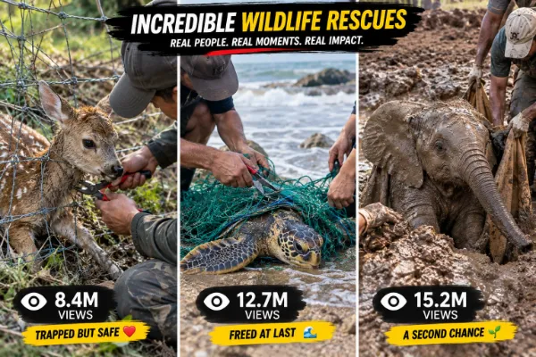 Wildlife Rescue Documentary | Seedance AI Master Prompt — Video Prompts preview