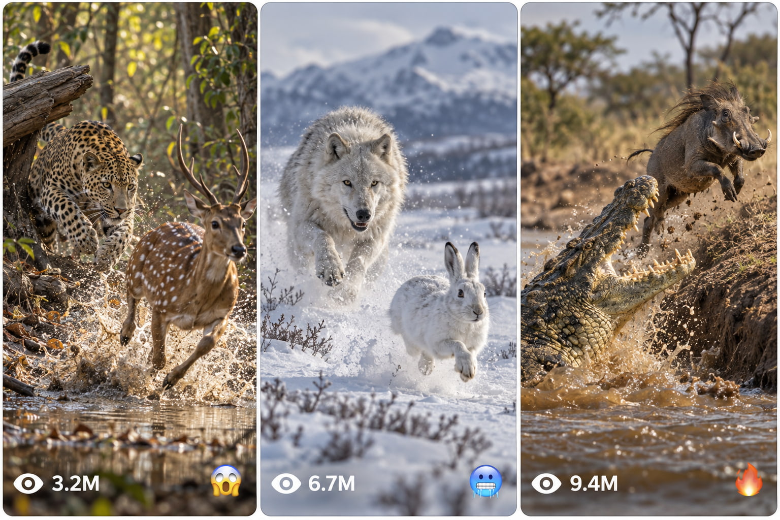 Wild Instincts Predator Near-Miss | Seedance 2.5 Master Prompt — Video Prompts preview