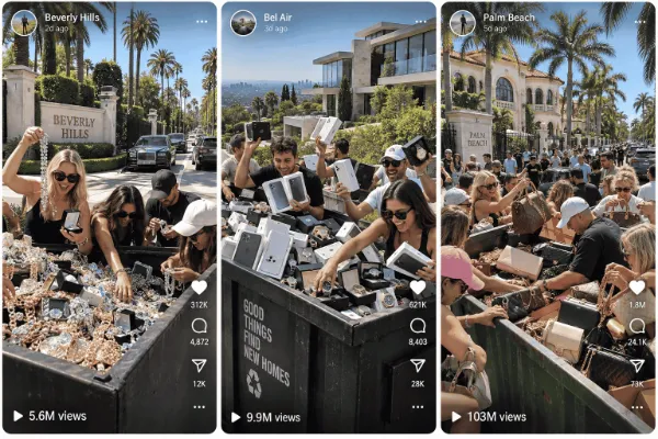 30-Second Viral Luxury Dumpster Video Prompt for Seedance 2.5 — Video Prompts preview