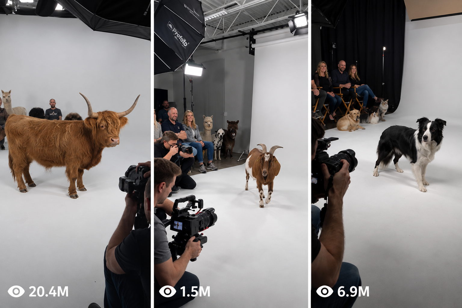 ULTRA MASTER PROMPT — REALISTIC ANIMAL RUNWAY & PHOTOSHOOT VIRAL VIDEO SYSTEM — Video Prompts preview