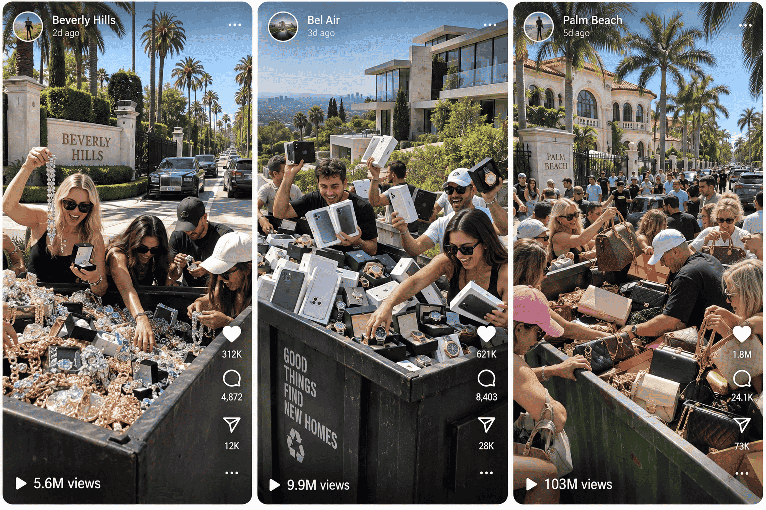 30-Second Viral Luxury Dumpster Video Prompt for Seedance 2.5 — Video Prompts preview