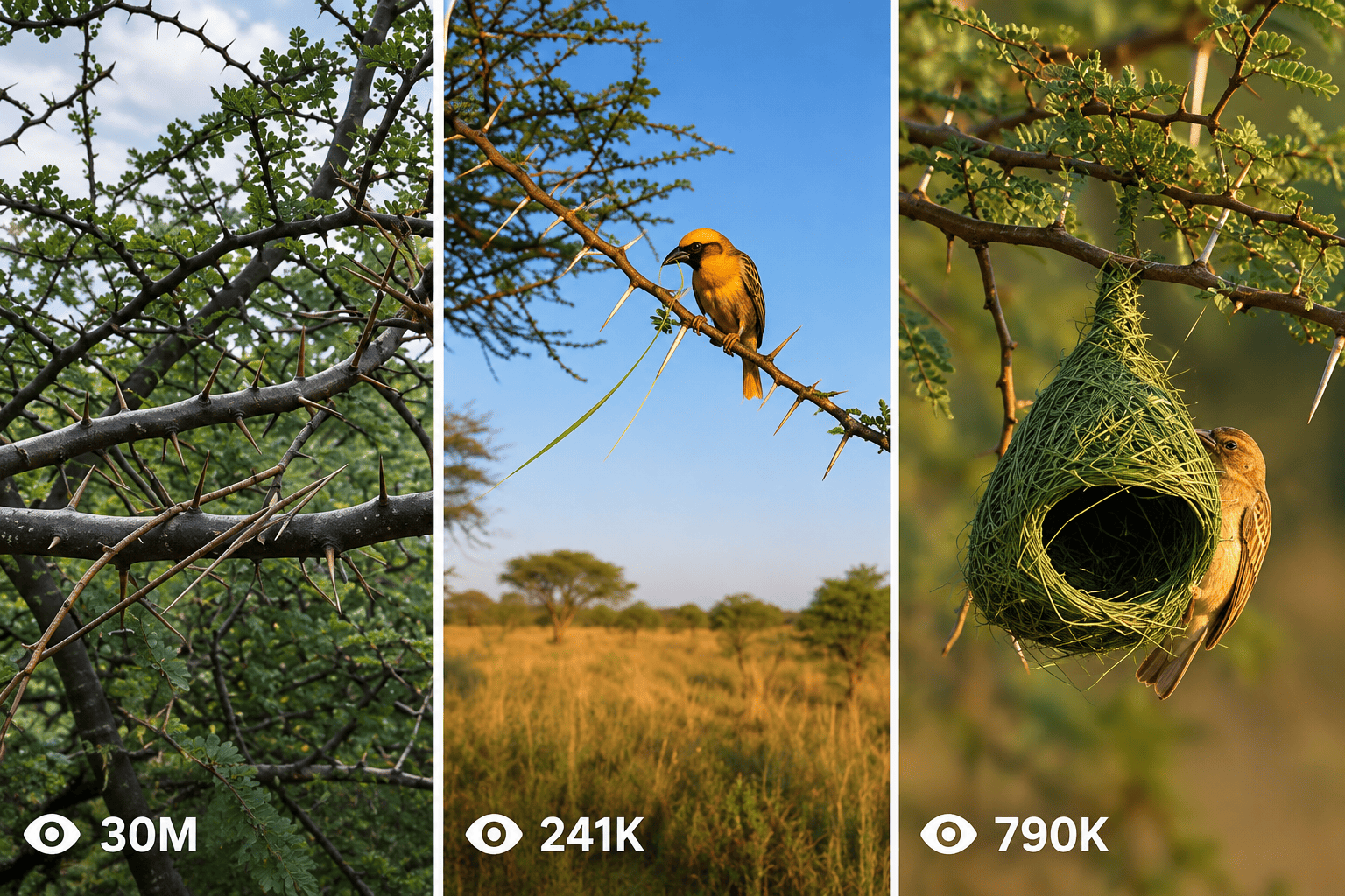 30-Second Wildlife Builders: Amazing Natural Engineering Caught in Action — Video Prompts preview