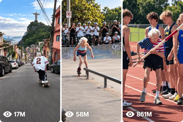 Ancient Athlete Impossible Sports Universe — Ultimate Viral AI Video Prompt Engine — AI prompt preview