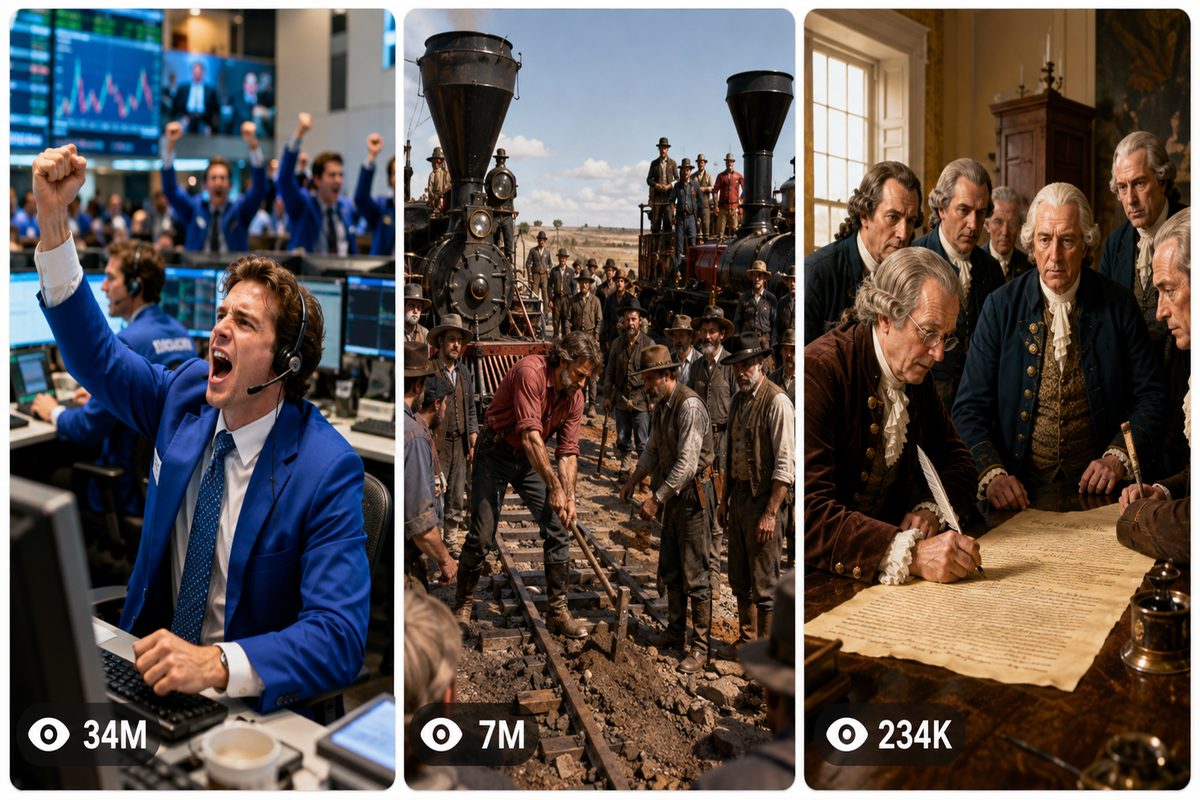 Viral American History Video Prompts — Video Prompts preview