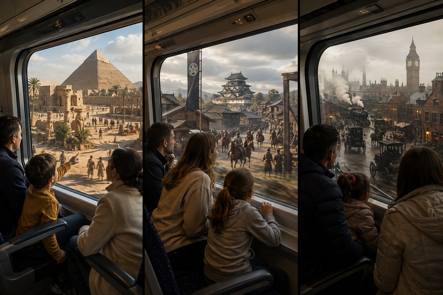 30 Sec Seedance 2.5 Master Prompt — Time-Travel Train Through History — Video Prompts preview