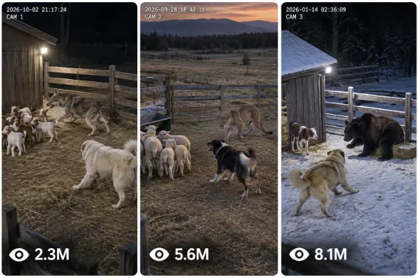 Farm Guardian Dog Protection | Seedance AI Master Prompt — Video Prompts preview