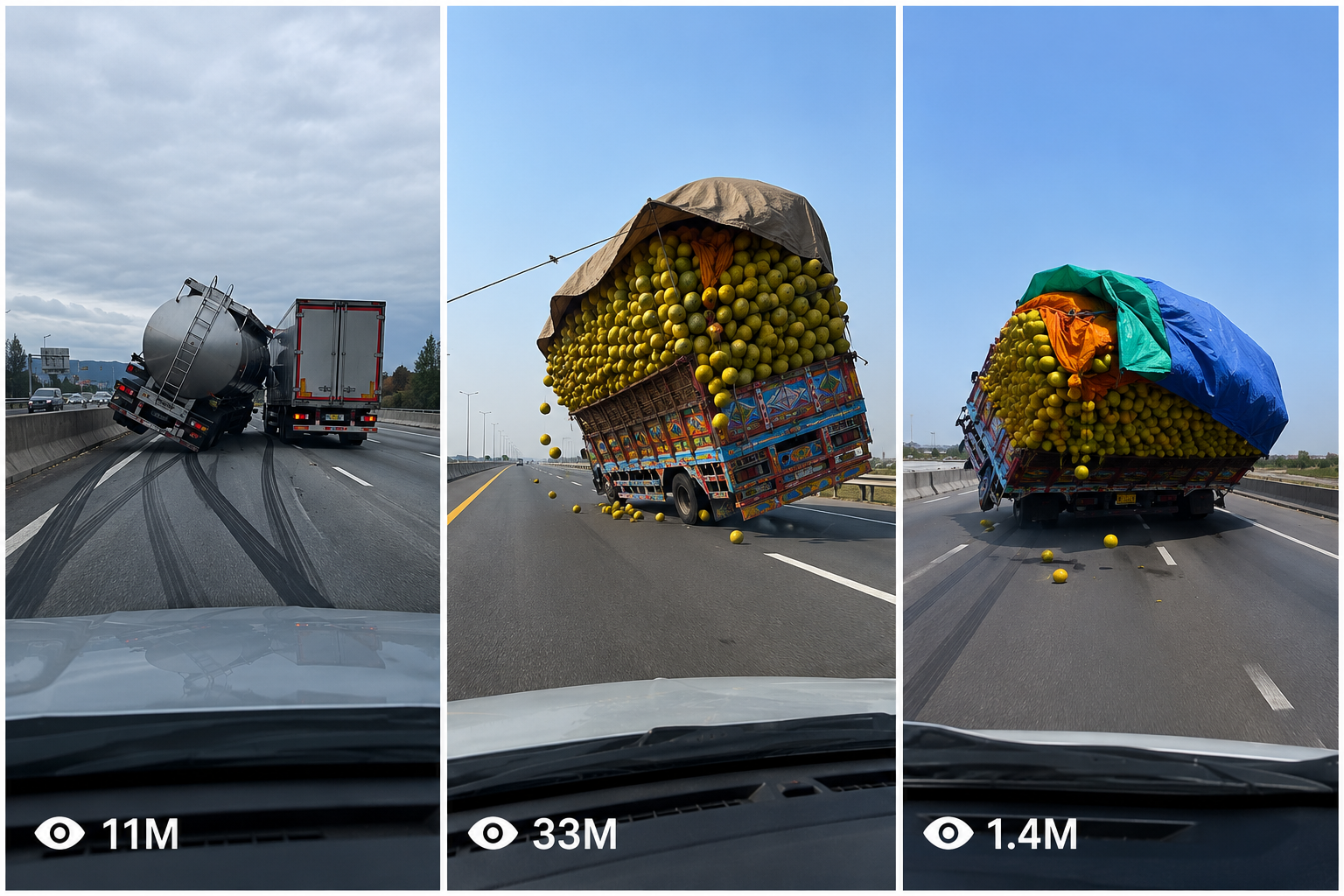 ELITE PAKISTANI MOTORWAY TRUCK INCIDENT — RAW VIRAL DASHCAM MASTER PROMPT — Video Prompts preview